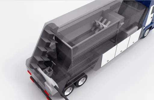Bin Vehicle 3D Concept Design