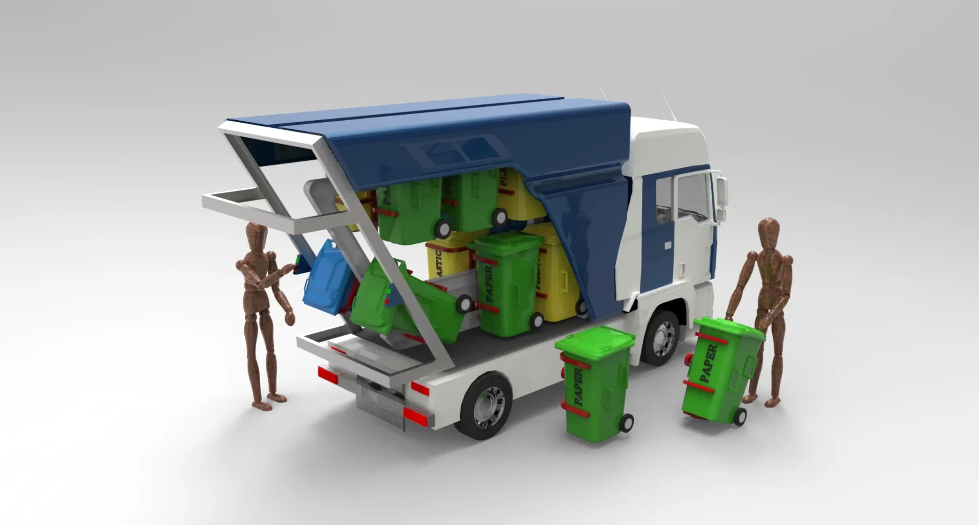 Bin Vehicle 3D Concept 2 Design