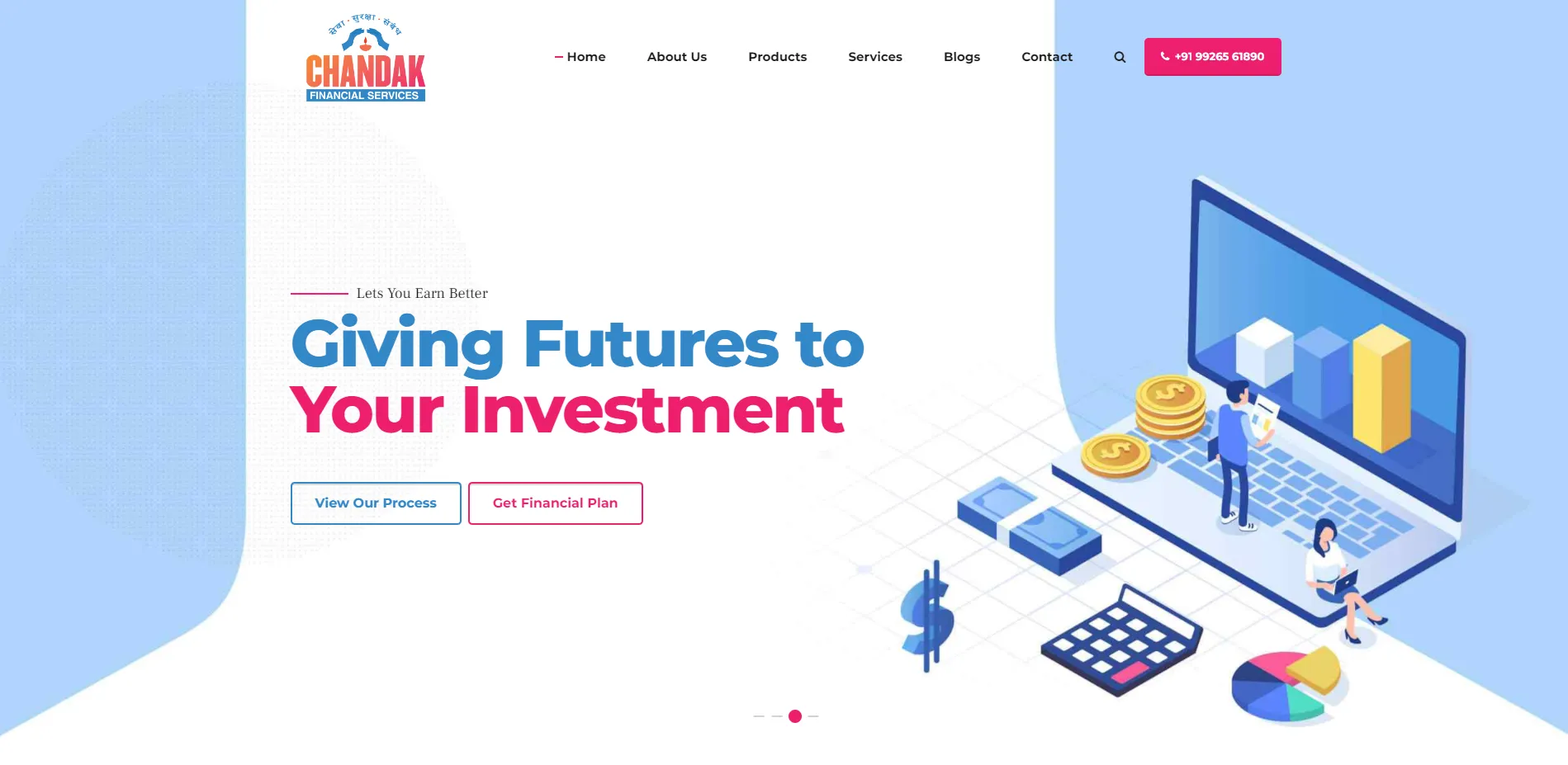 Chandak Financial Services Website