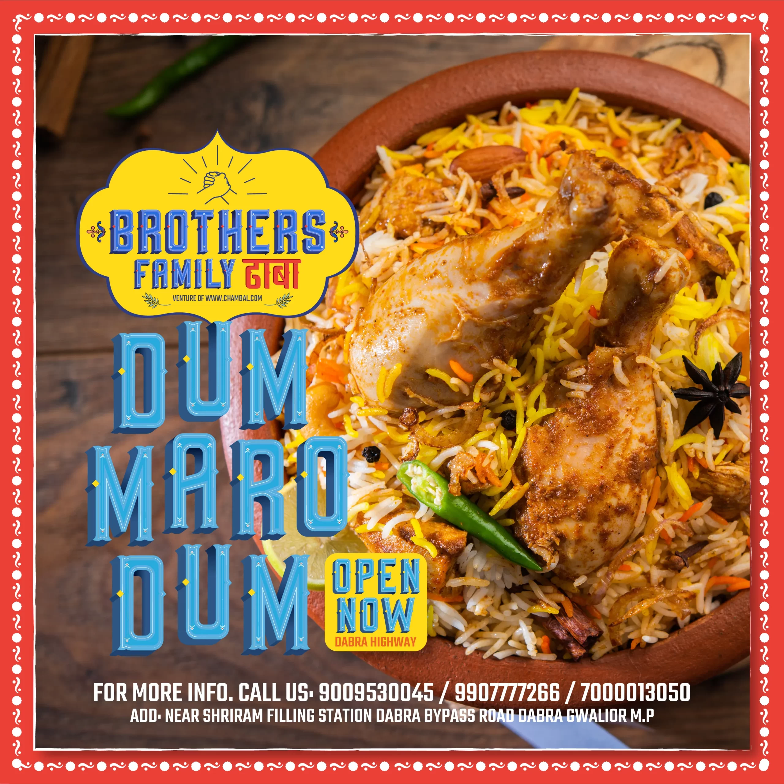 Brothers Dhaba Social Media Creative Design