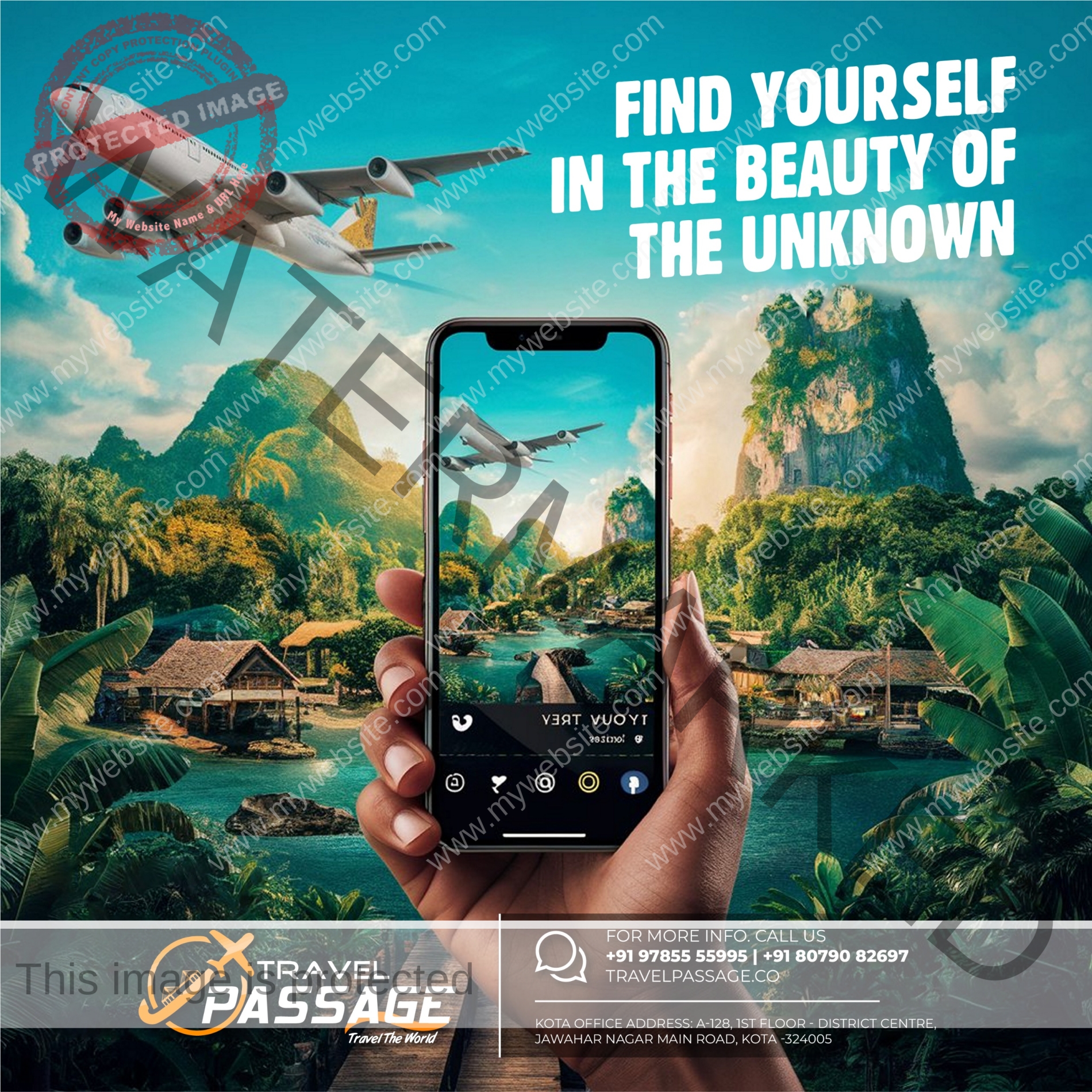 Travel Passage Social Media Creative Design