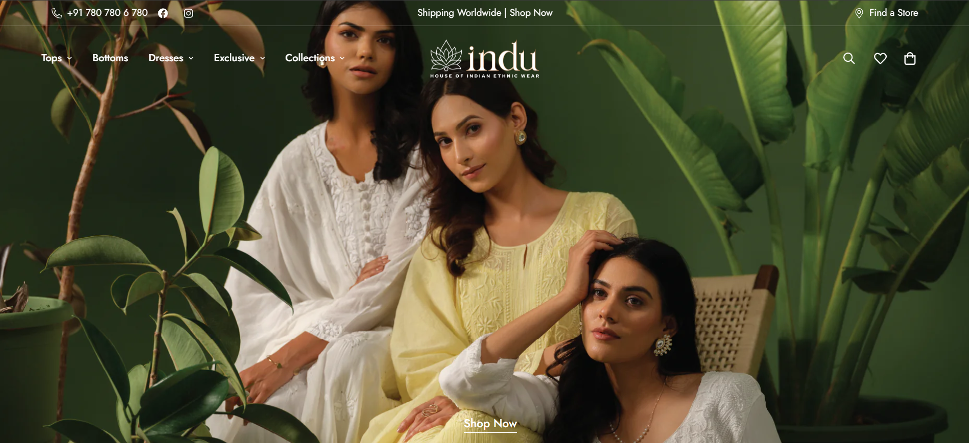 The House of Indu E-Commerce Website