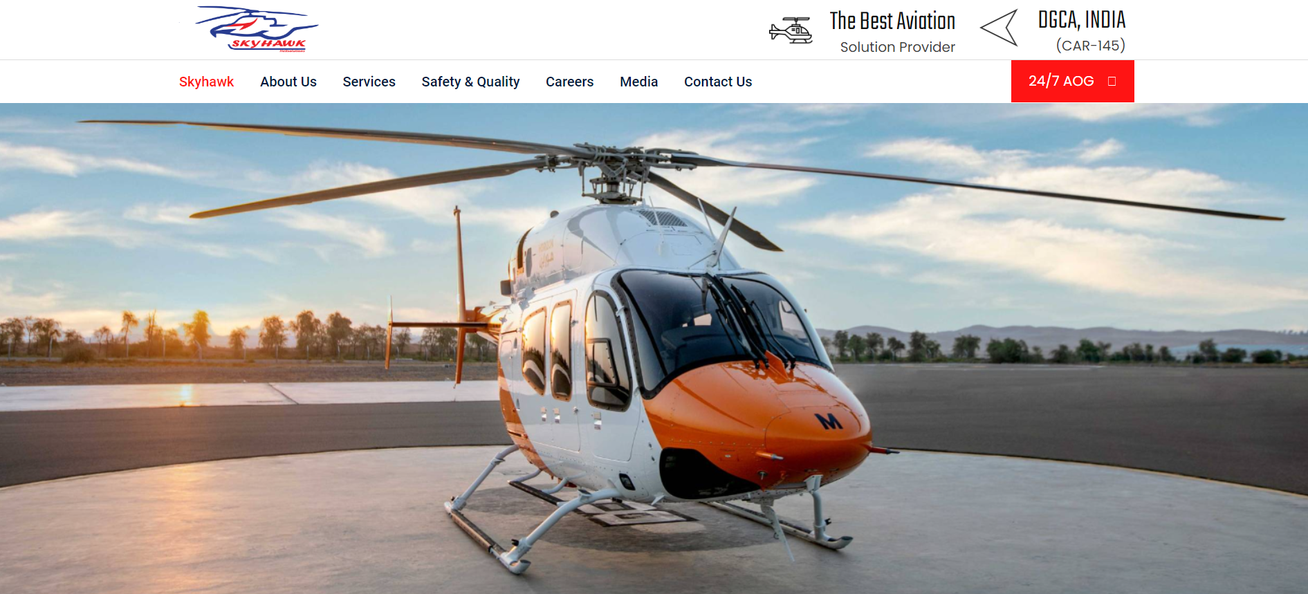 Skyhawk Helisolutions Website